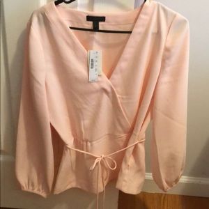Jcrew pink blouse